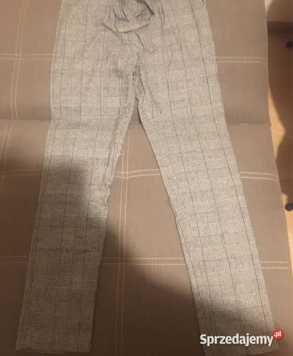 Szarobordowe cygaretki w kratkę Kłodawa