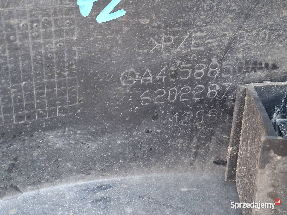 MERCEDES CITAN W415 ZDERZAK PRZÓD PRZEDNI Bieleń