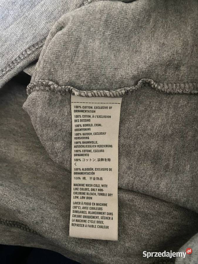 Męska szara koszulka HOLLISTER M OKAZJA Odzież codzienna