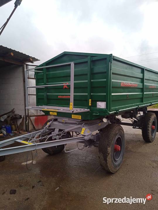 Przyczepa rolnicza nieuszkodzony Pieniężno