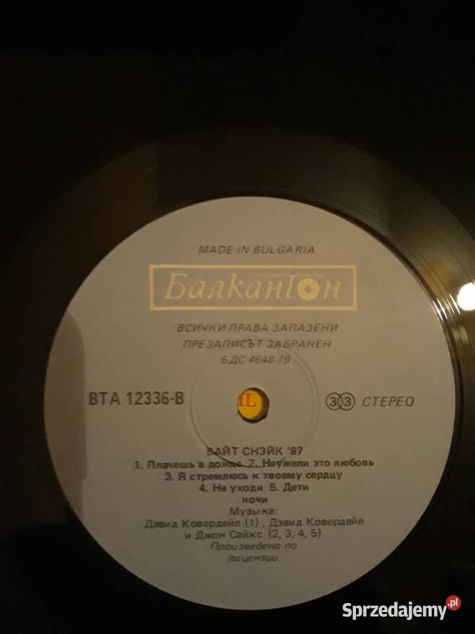 WHITESNAKE Whitesnake album 1987 Rzeszów