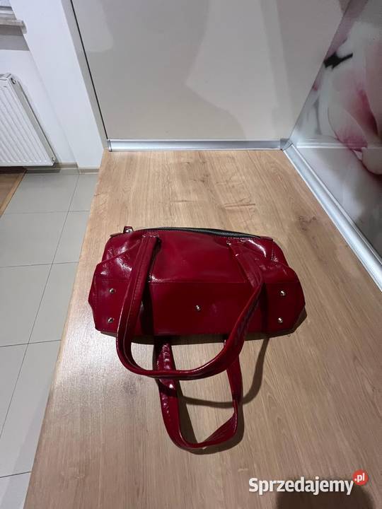Stylowa czerwona torebka kopertówka Gino Rossi Gdańsk