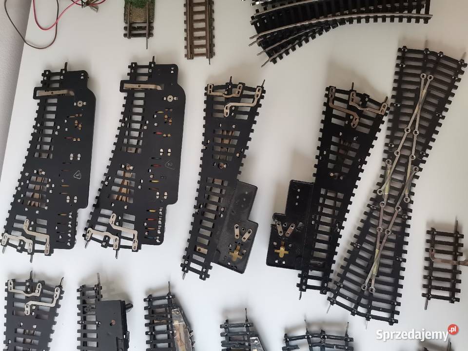 Stare tory rozjazdy zwrotnice Piko zabawki PRL