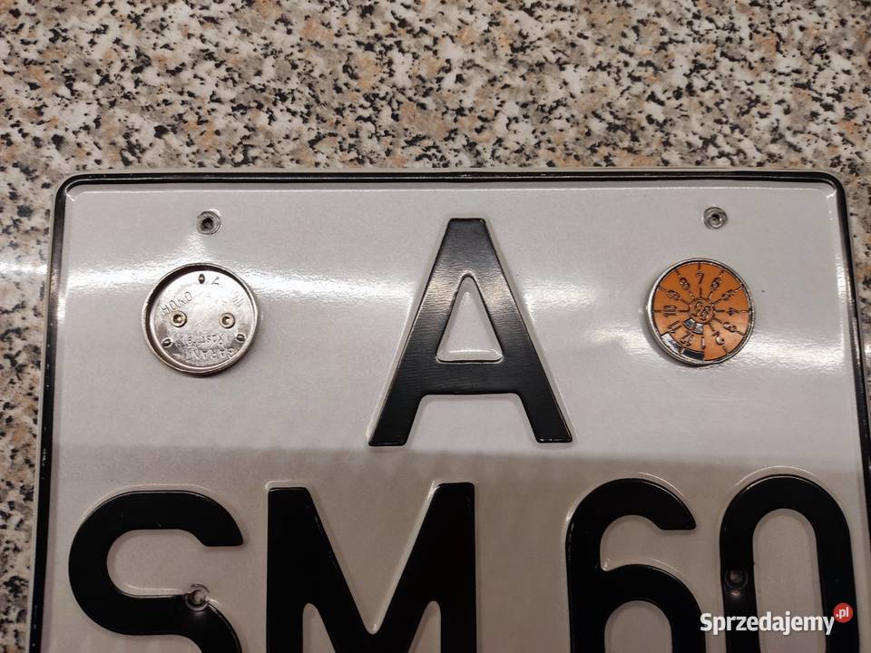 Tablica rejestracyjna Niemcy bez eurobandu Pozostałe Głuchołazy