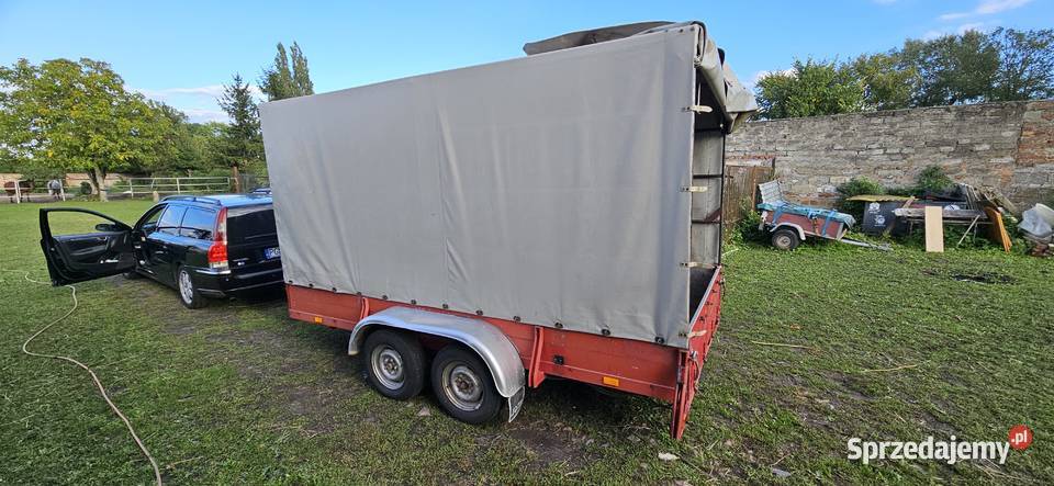 sprzedam przyczepa burtowa aluminiowa z plandeką Gniezno
