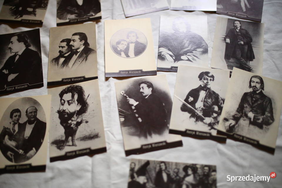 Henryk Wieniawski portrety zestaw zdjęć komplet pomorskie Gdańsk sprzedam