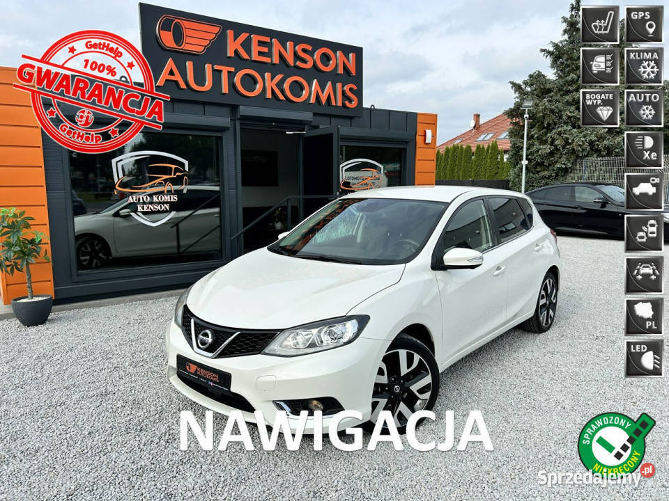 Nissan Pulsar LED Klima Navi Temp Kamera bluetooth Bydgoszcz sprzedam
