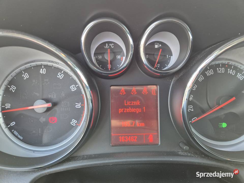 Opel astra j 16 hb 5d cosmo163tkm Zarejestrowany w Polsce Bełchatów