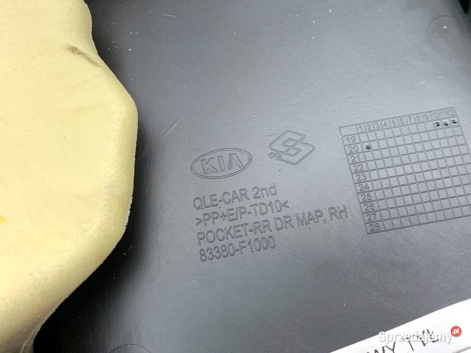 BOCZEK DRZWI PRAWY TYŁ KIA SPORTAGE IV SUV