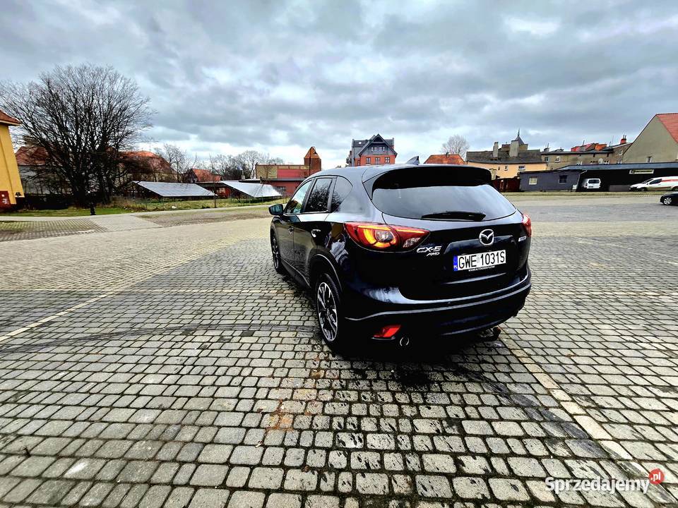 Śliczna Mazda cx5 2015 4x4 full wyposażenie ledy światła przeciwmgielne Sławno