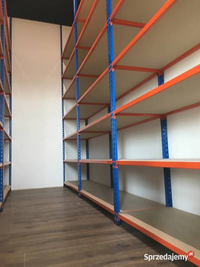 Regal do garażu magazynu sklepu regały kątownik Krośnice