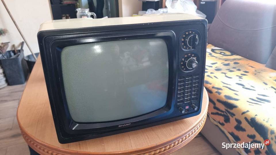 Zabytkowy telewizor Sharp 12P32G 12 Vintage Warta