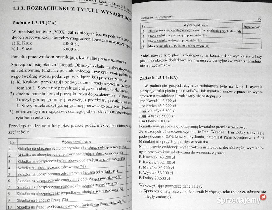 Zbiór zadań i pytań testowych z rachunkowości Chełm