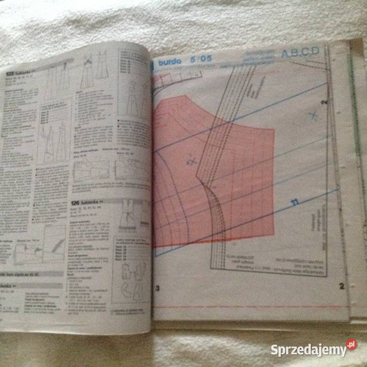 Burda gazeta z wykrojami lato w sukience wygoda Kraków sprzedam