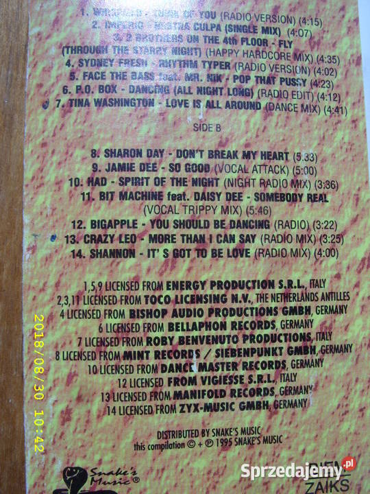Kaseta THE BEST 3 kasety kaseta Muzyka Wołów