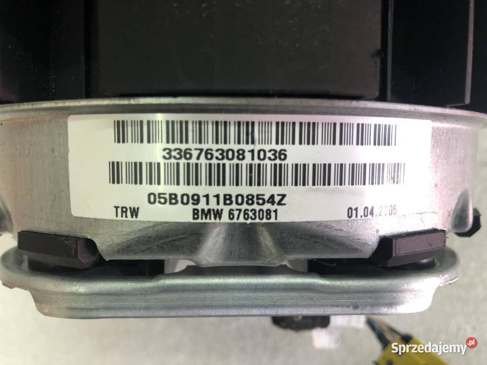 PODUSZKA AIRBAG KIEROWCY 6763081 BMW E90