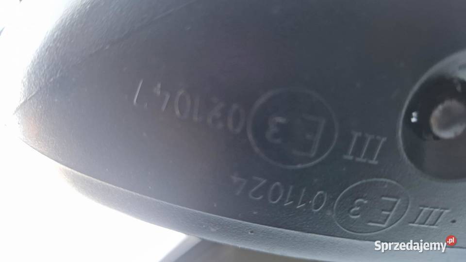 Lusterko prawe Fiat Grande Punto 7pin Czujnik osobowe Poznań