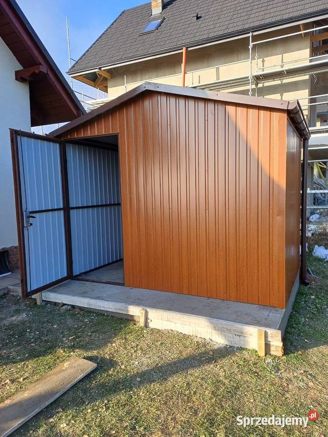 Domek Ogrodowy Mały Garaż Drewnopodobny 3x3 świętokrzyskie Staszów sprzedam