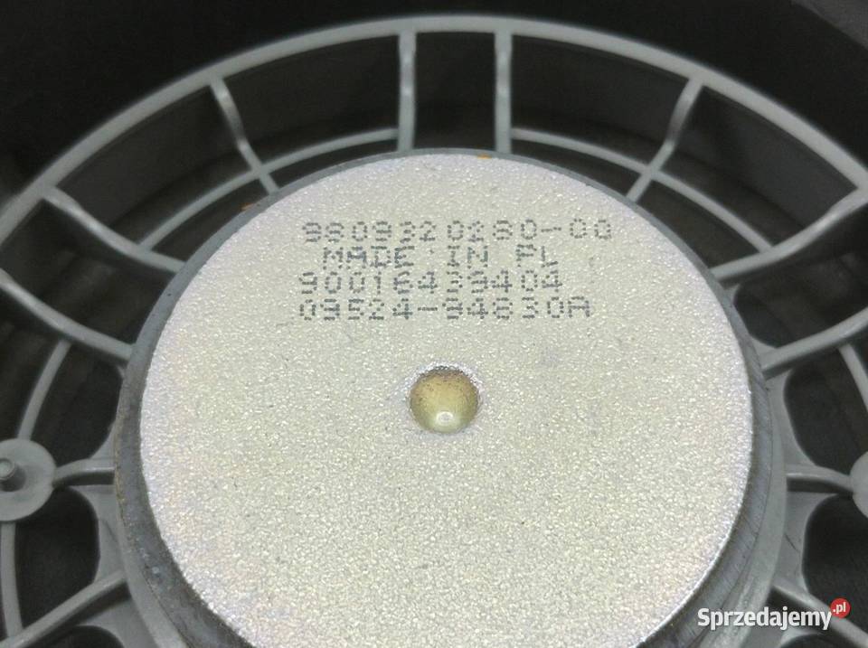 GŁOŚNIK KOMPLET 9809320280 9818747880 Peugeot