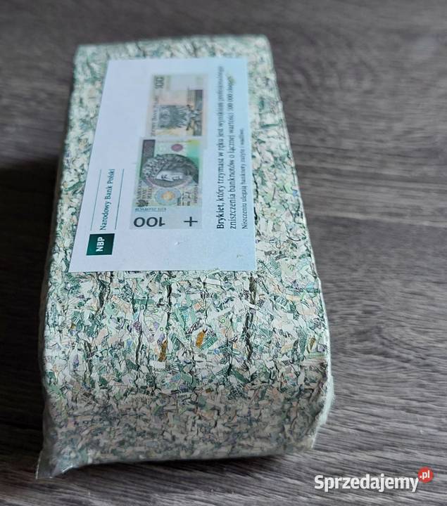 100 złotych zmielone sprasowane gruba kasa Warszawa