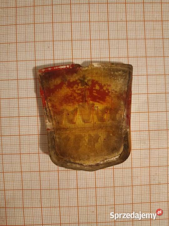 Emblemat z samochodu plakietka logo Moskwicz Kościan sprzedam
