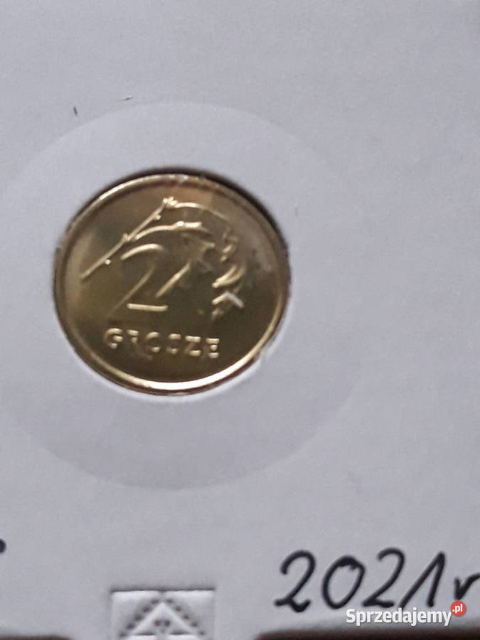 2 Grosze 2021 rmennicze z woreczka Konin