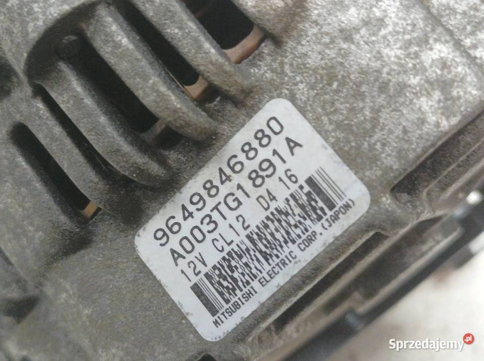 ALTERNATOR 9649846880 20 16V Peugeot 307 I