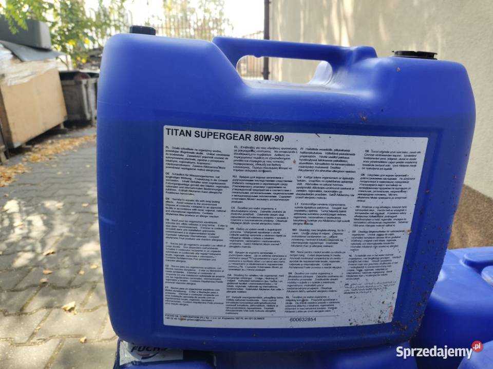 FUCHS OLEJ PRZEKŁADNIOWY TITAN SUPERGEAR 80W90 Stalowa Wola