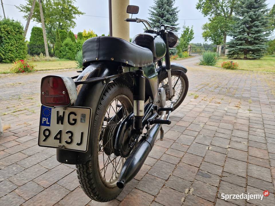 WSK 125 model M06B3 zarejestrowana 1973r Garwolin