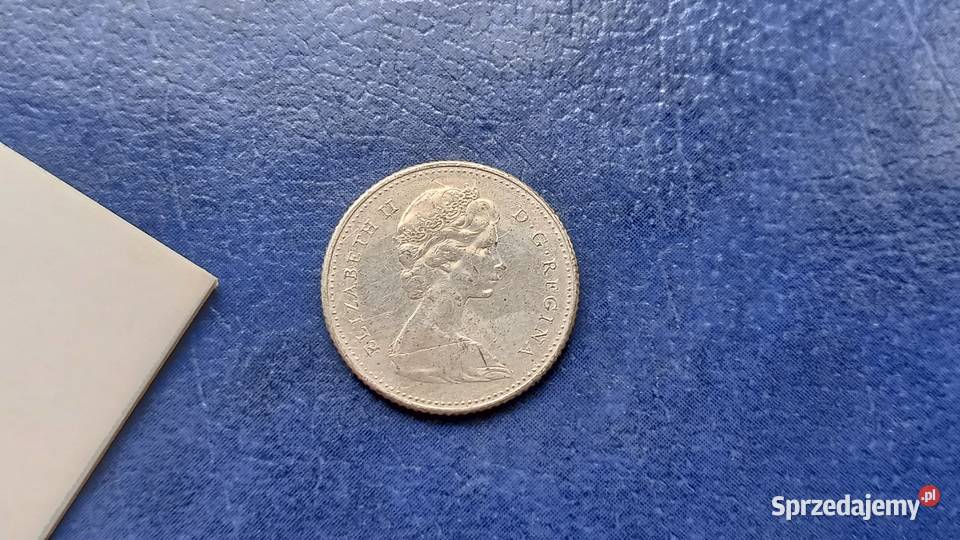 Stare monety 10 cent 1967 Kanada srebro Lesko