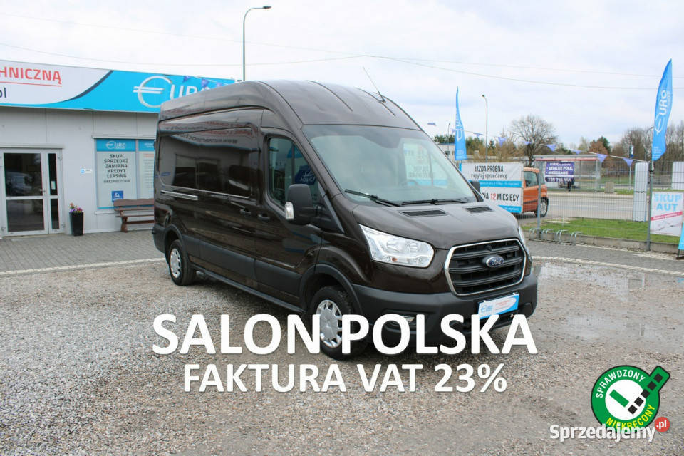 Ford Transit FVatSalon PolskaL3H3Gwarancja Netto centralny zamek Ford