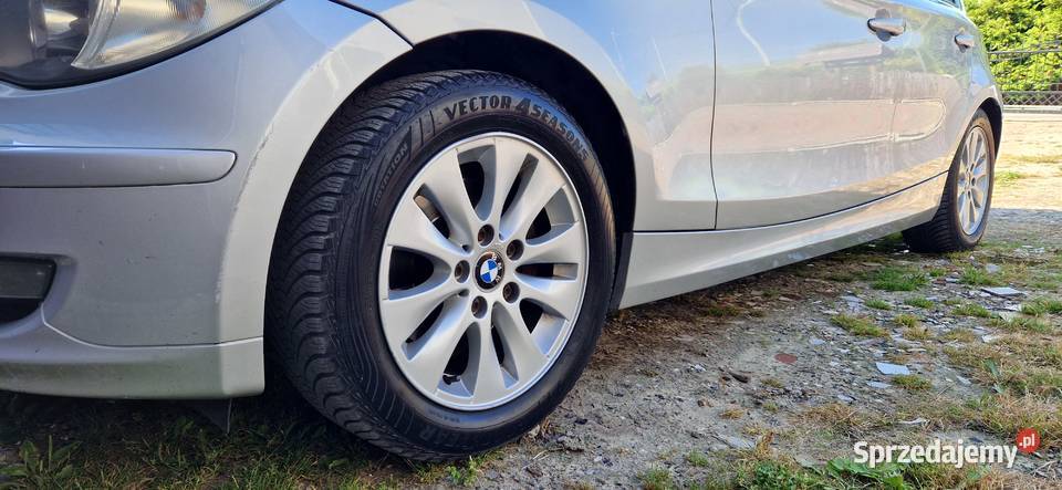 BMW 120d 177 2007r Automat Navi odtwarzacz DVD Seria 1 lubelskie Zamość