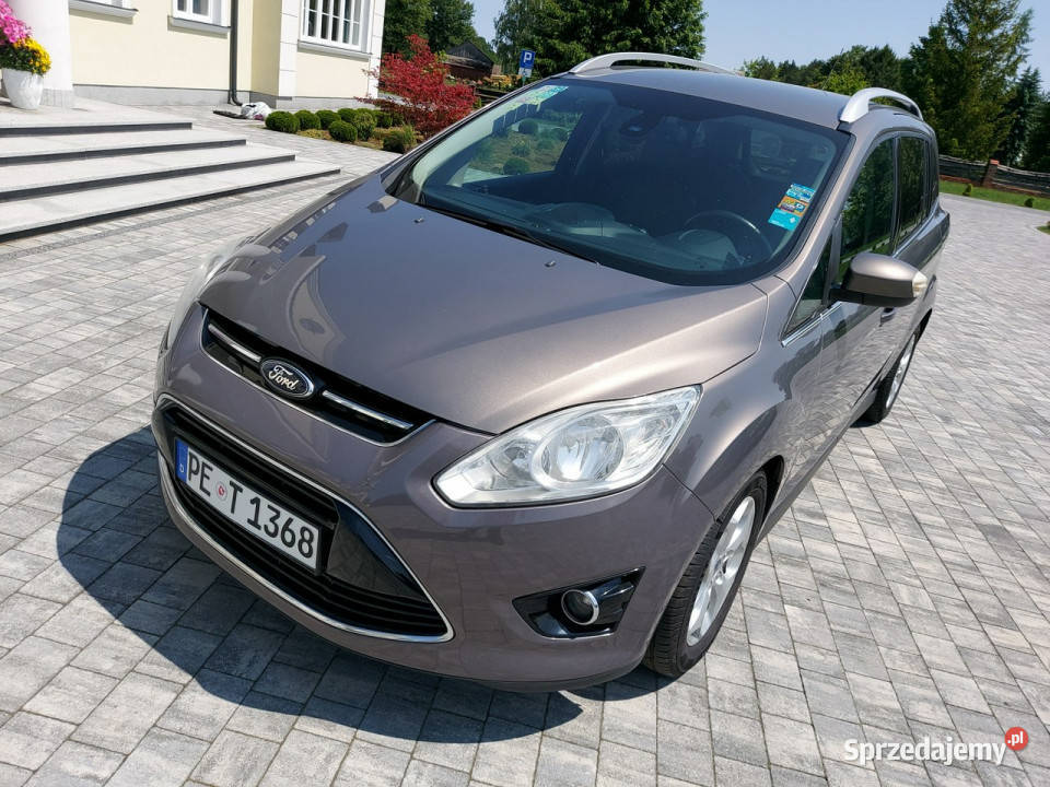Ford Grand C 16 benzyna navi bezwypadkowy brązowy Drelów