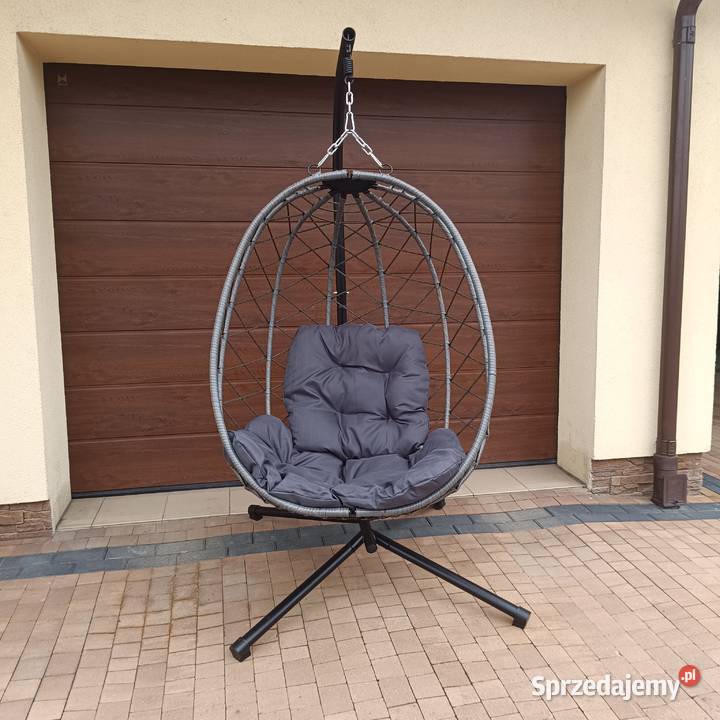 Fotel wiszący elden milano ogrodowy z rattanu pe