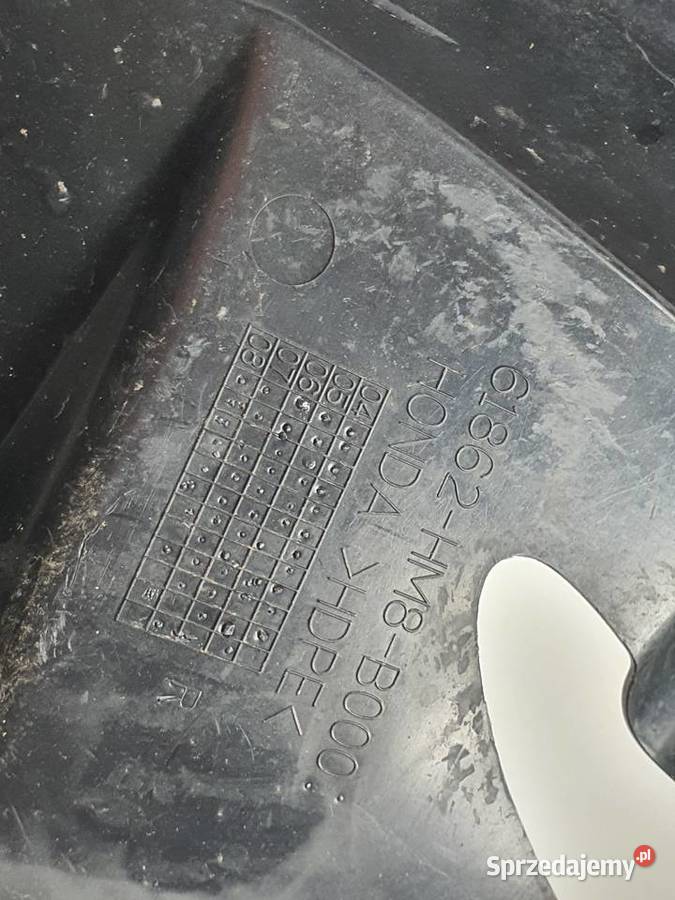 Wypelnienie Nadkole Prawe Honda Trx Fourtrax 250 Pozostałe Łódź