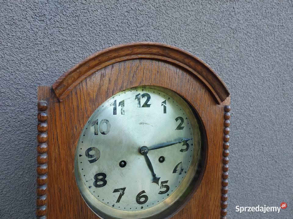 Stary zegar ścienny Junghans 1925r mała baba Tczew
