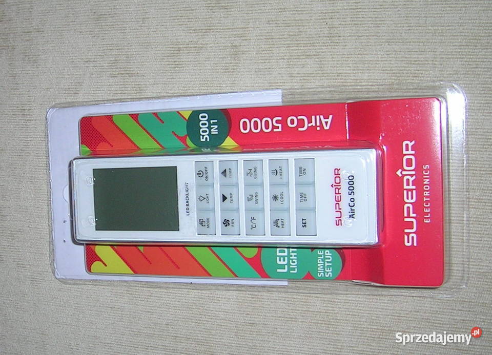 PILOT DO KLIMATYZACJI uniwersalny 5000 kodów mazowieckie Wyszków