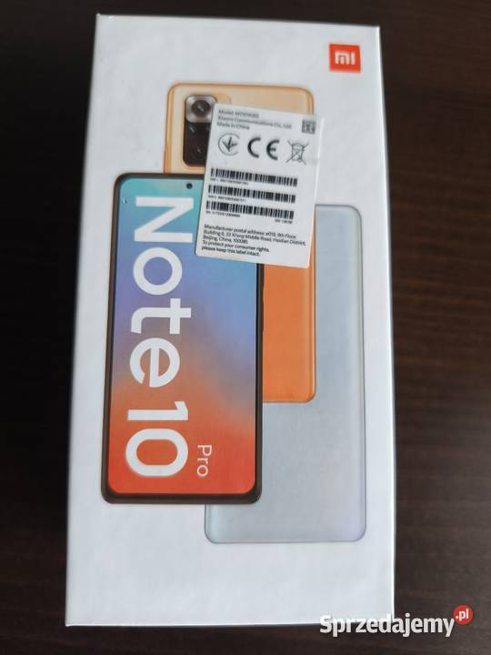 Telefon Xiaomi redmi note 10 pro Myszków sprzedam