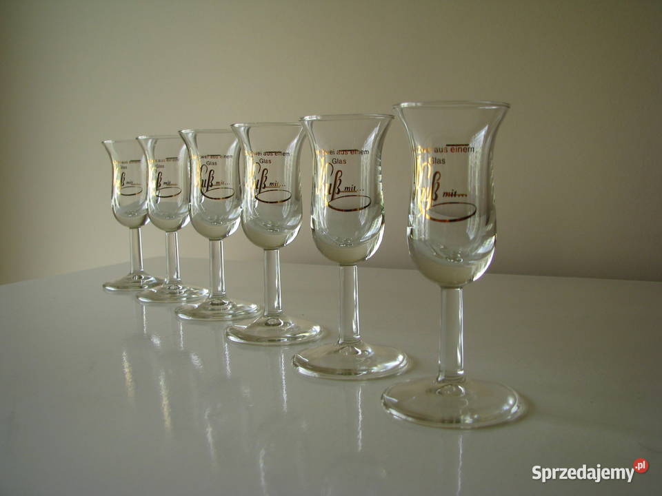 Kieliszki do brudzia na nóżce tulipan małopolskie