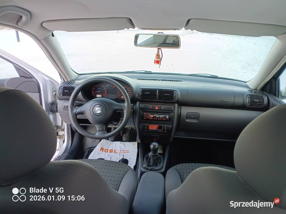 Seat Toledo 16 BLPG Rok produkcji 2002 Jeziorko