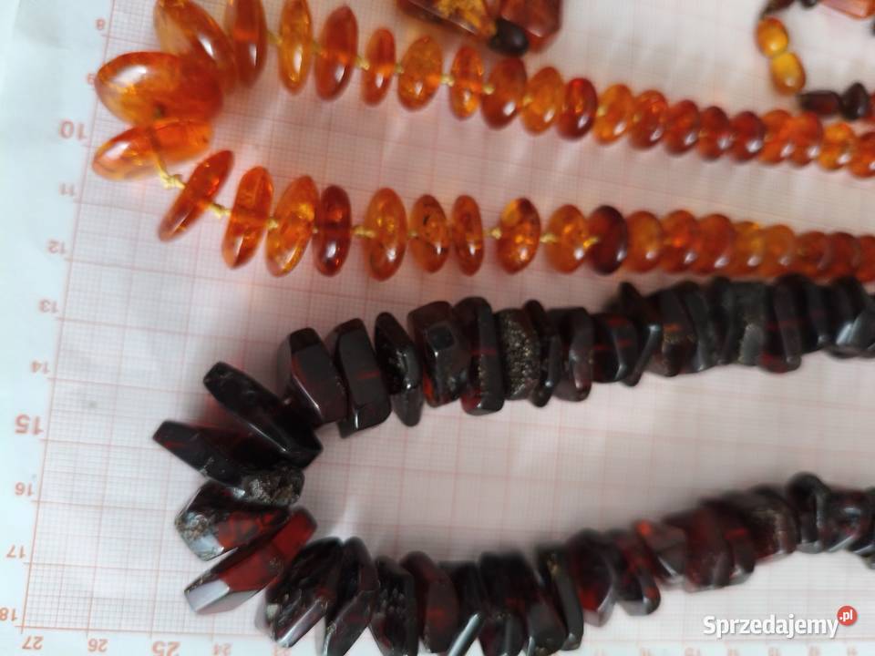 Naszyjnik Bursztyn Baltycki vintage podlaskie Białystok