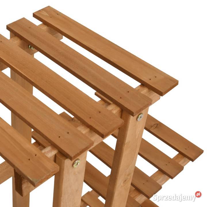 vidaXL Stojak na kwiaty 83x25x83 drewno Warszawa