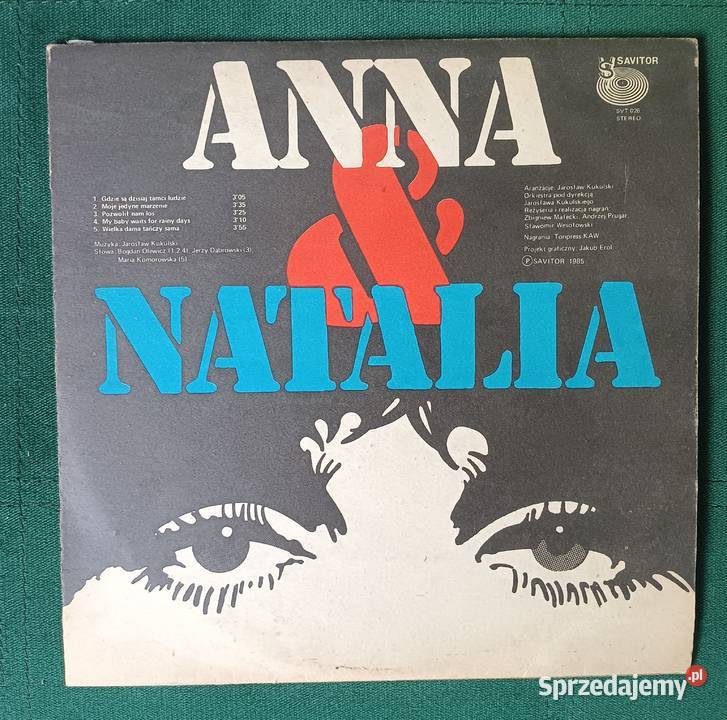 Anna i Natalia Anna Jantar Natalia Kukulska sprzedam