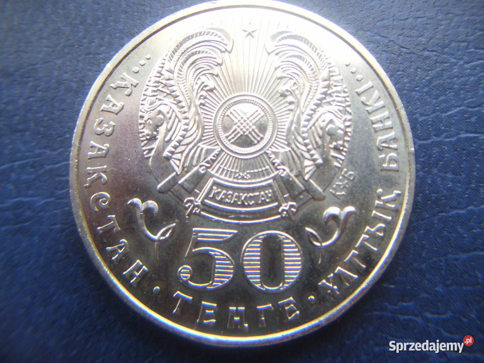 Stare monety 50 tenge 2005 Kazachstan piękna Numizmatyka Lesko