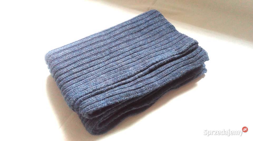 SZAL granatowy SZALIK ciemnoniebieski Duży Białystok