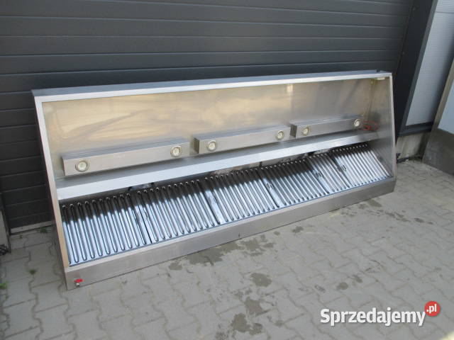 OKAP GASTRONOMICZNY SKOŚNY Z FILTRAMI 27510045 Ostrów Wielkopolski sprzedam