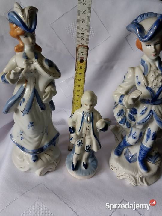 Zestaw 3 figurekstyl vintage