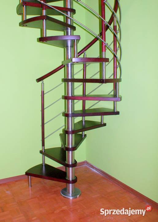 Schody spiralne DUDA model Venecja vertical 02 Kościan