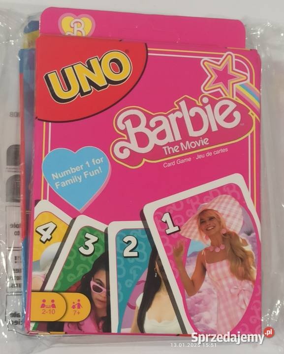 Karty UNO Barbie Augustów sprzedam