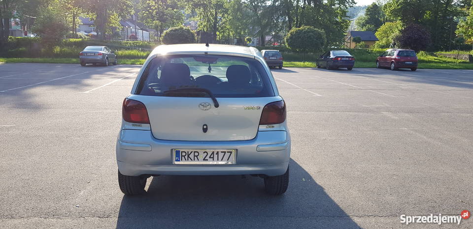 TOYOTA Yaris 1 Lift 2004r 14 D4D 75 Klima opłaty Samochody osobowe Posada Górna